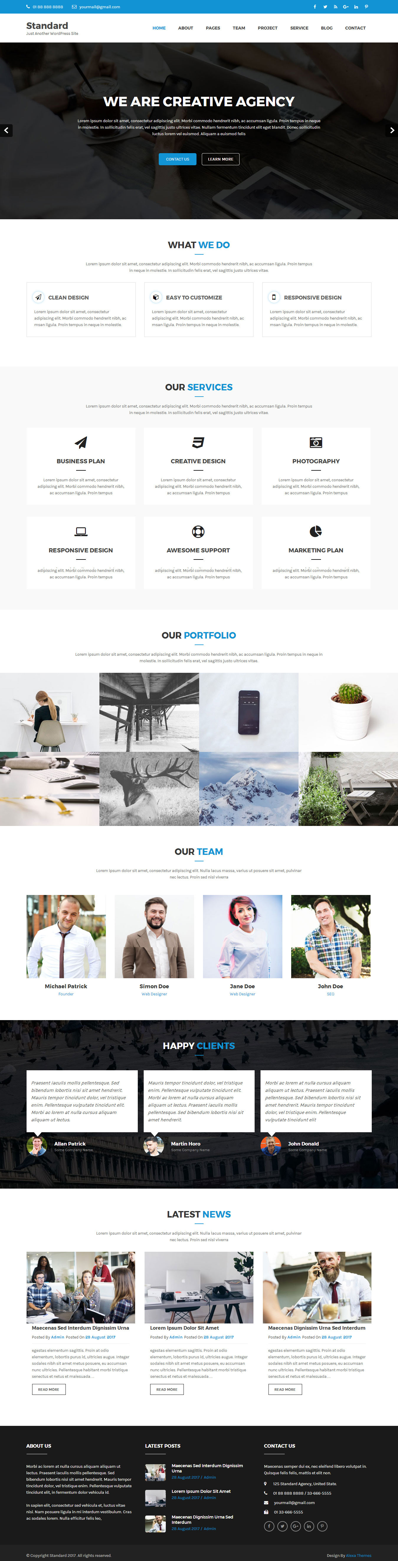 Corporate WordPress Theme