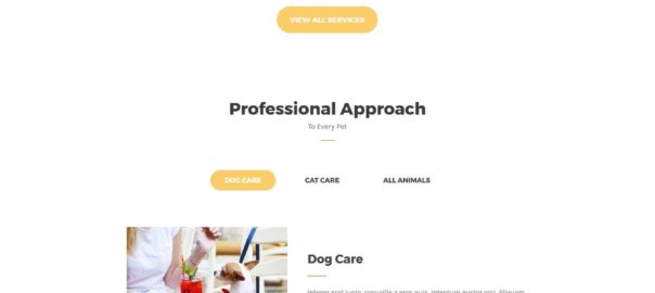 Petcare WordPress Theme