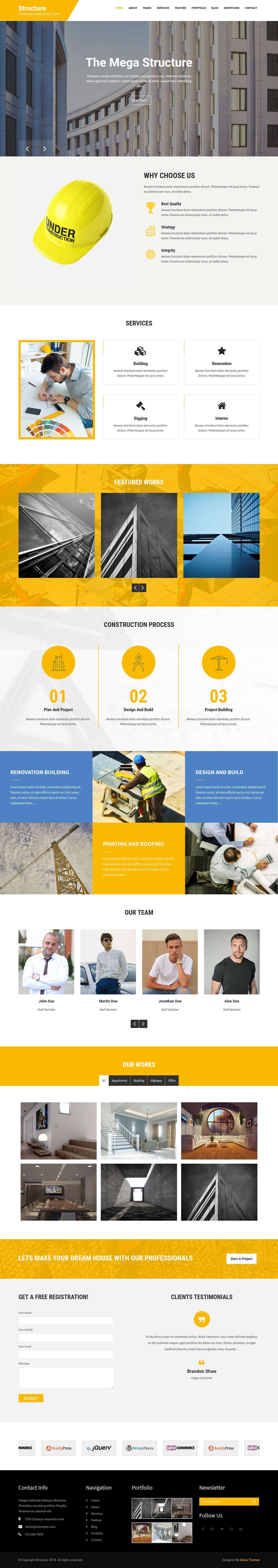 Constructions WordPress Theme