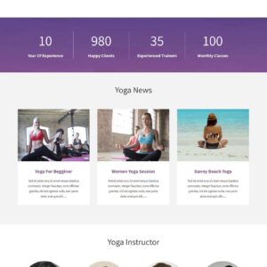 Yoga WordPress Theme
