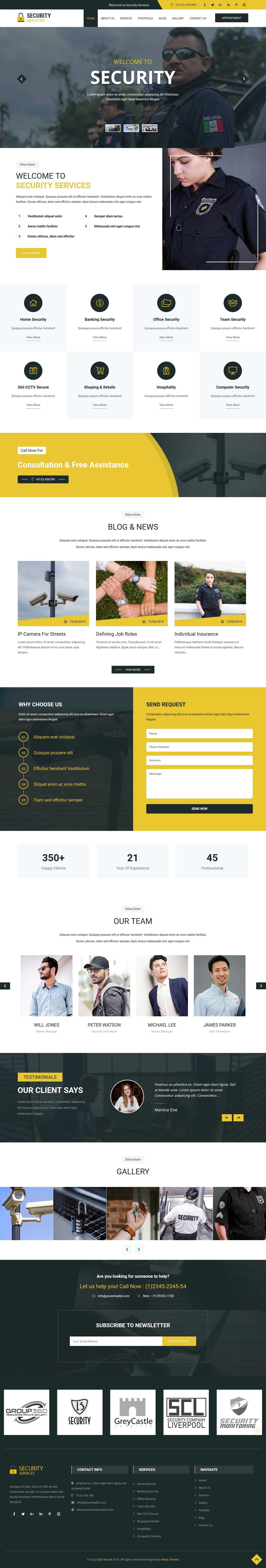 Security WordPress Theme