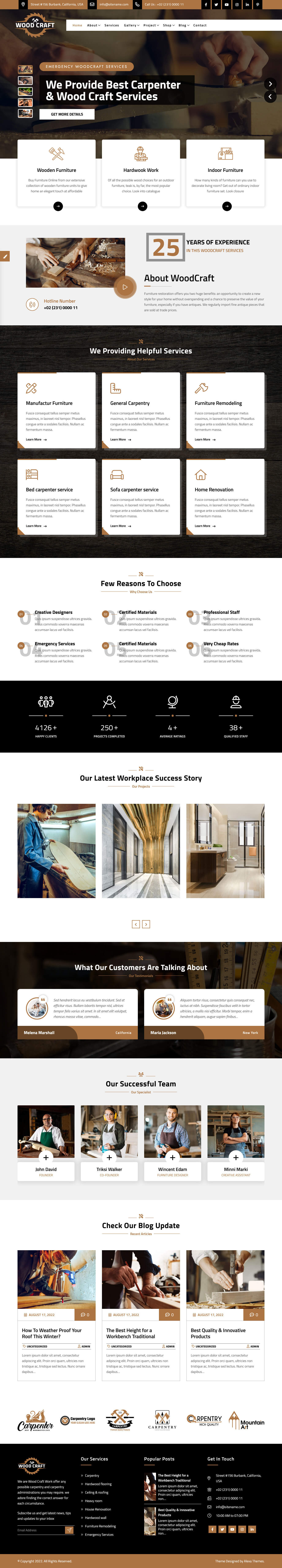 Carpenter WordPress Theme