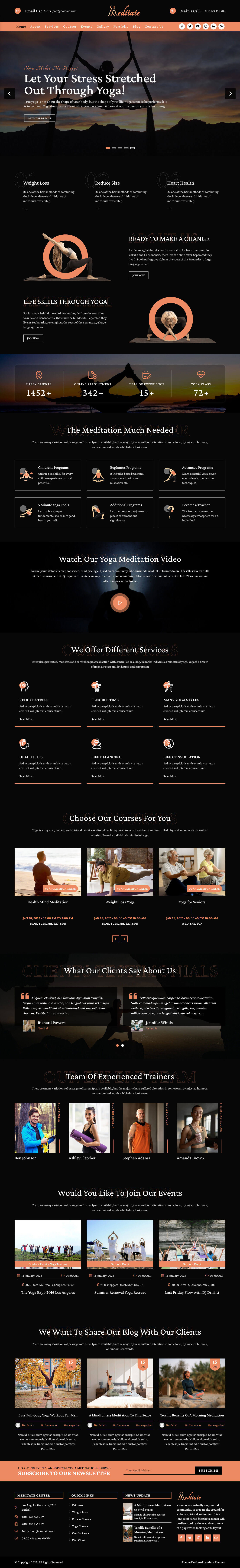 Meditate WordPress Theme