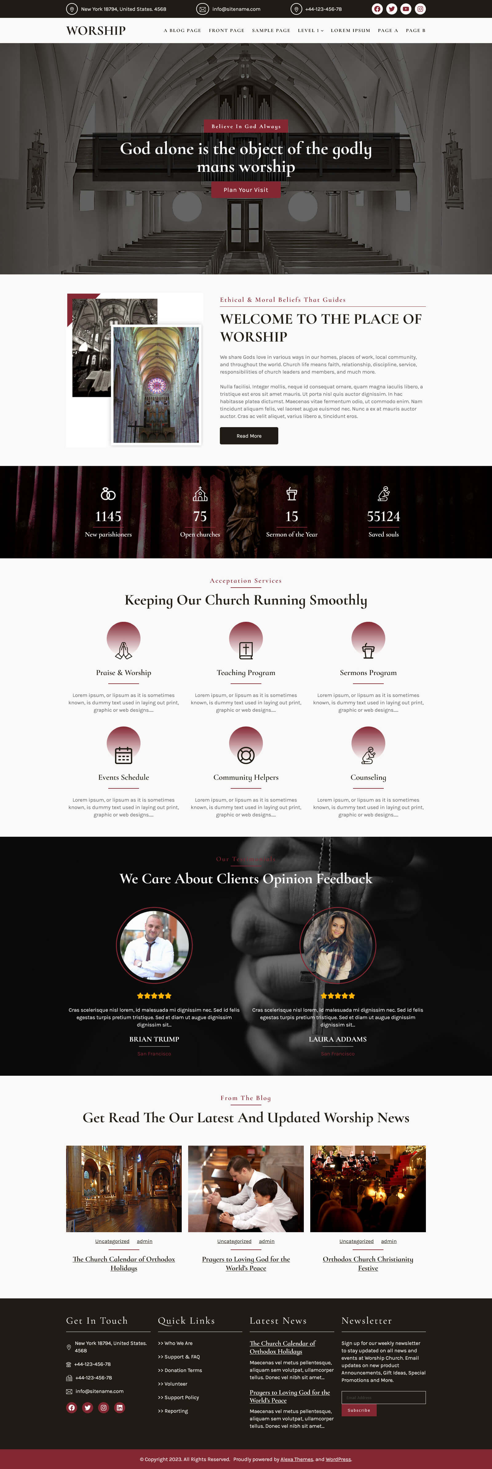 Worship Block Theme