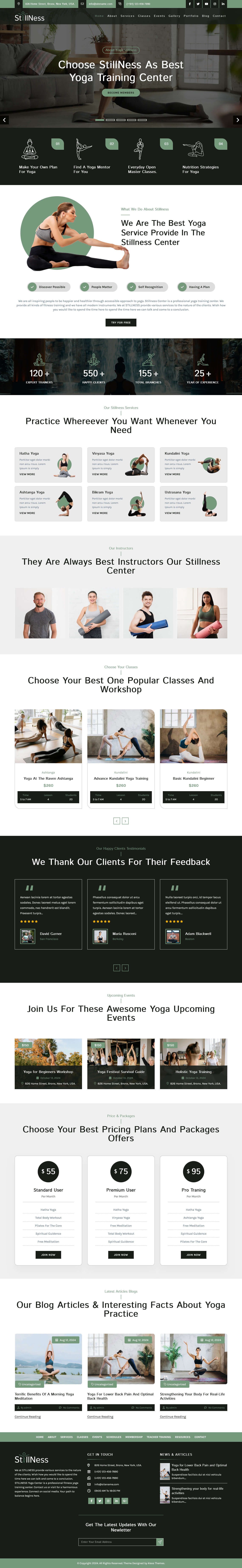 Yoga WordPress Theme