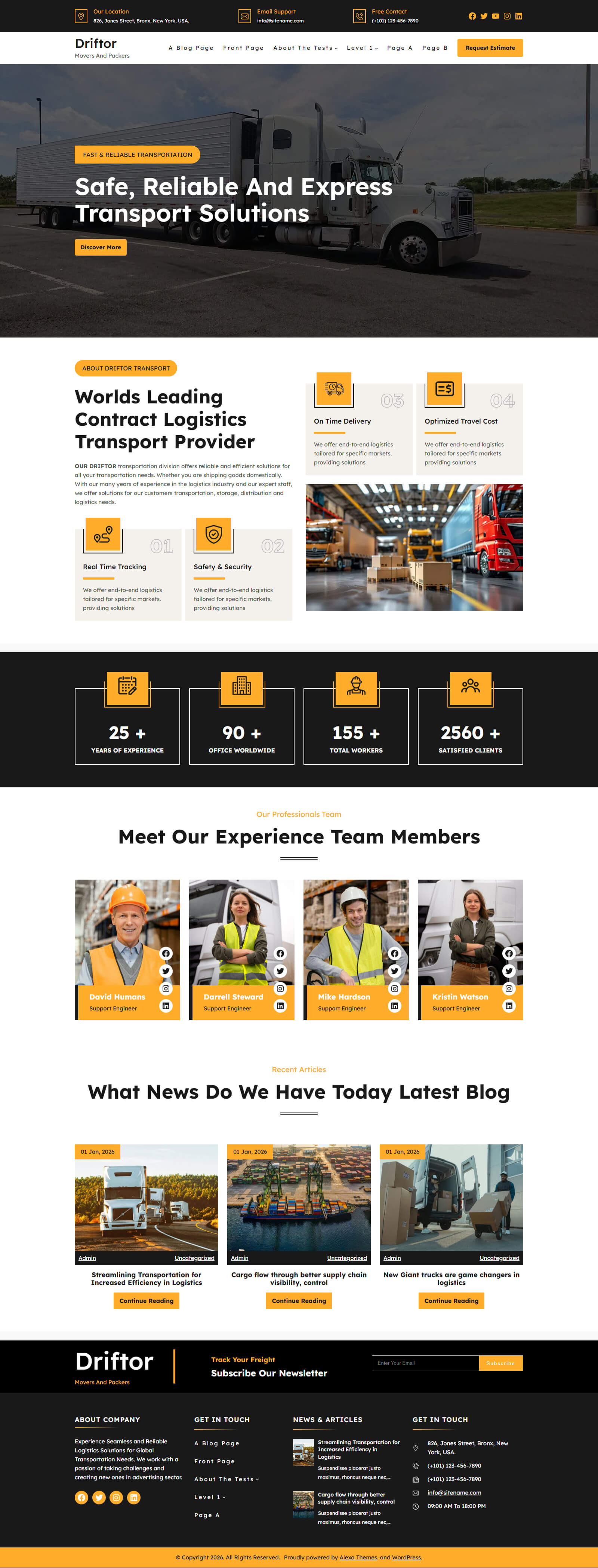Driftor FSE WordPress Theme