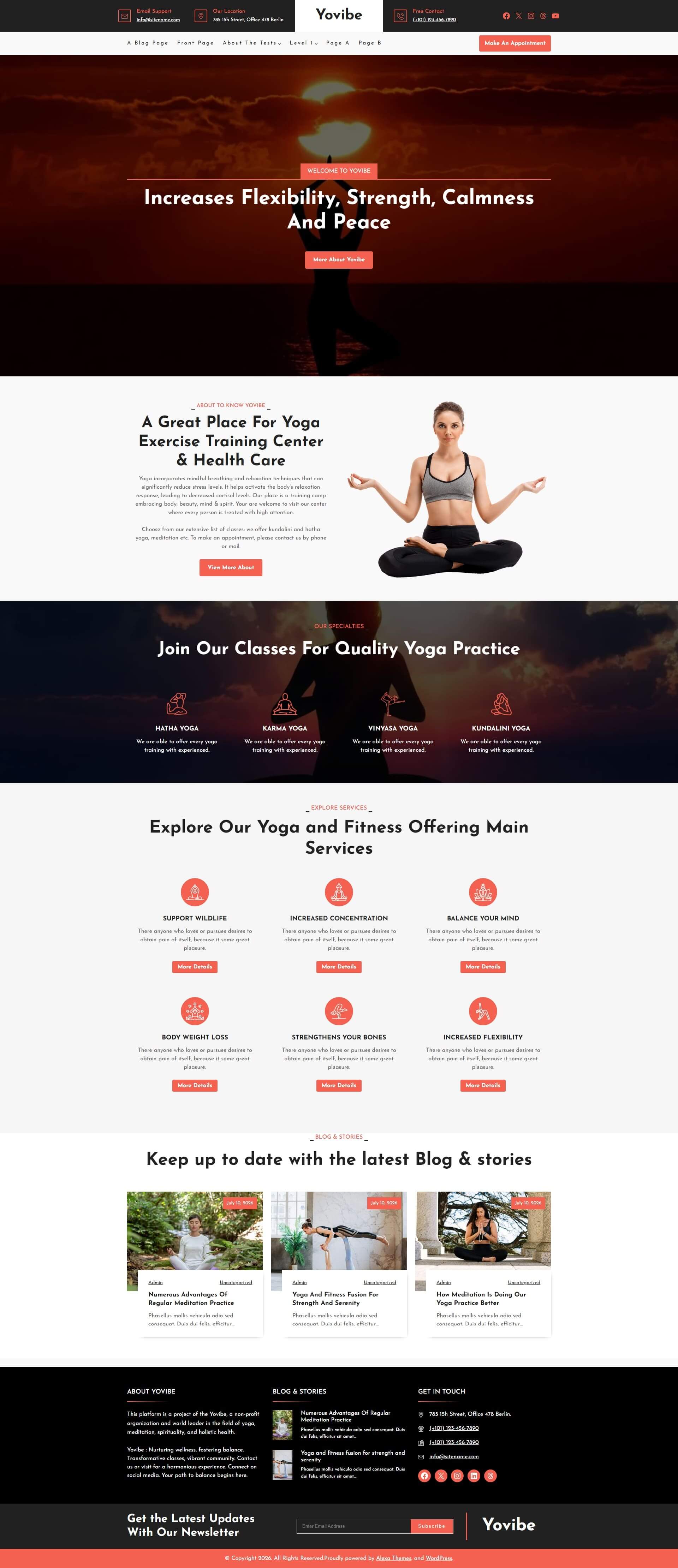 Yovibe FSE WordPress Theme